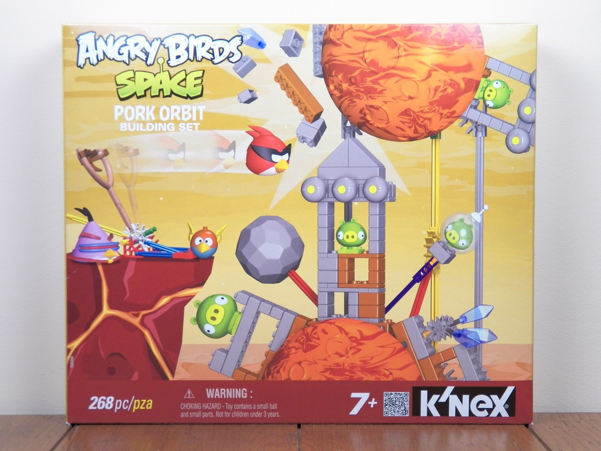 Angry Birds Space Pork Orbit K'nex Knex Building Set Green Pig