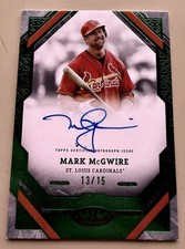 Topps Tier One Mark McGwire Auto /15 Cardinals T1A-MM 2025