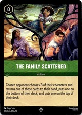 The Family Scattered NM Super Rare Wilds Unknown Lorcana