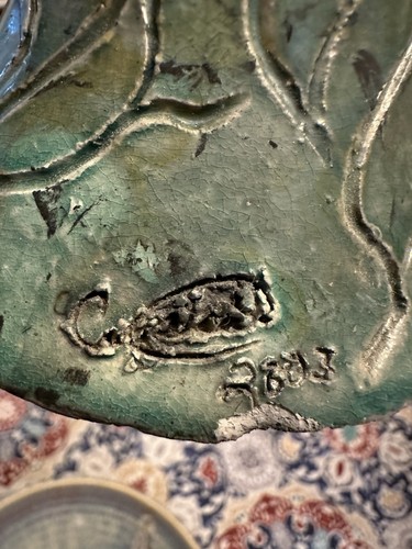 Crystal Fuller Raku Vase - Picture 14 of 14