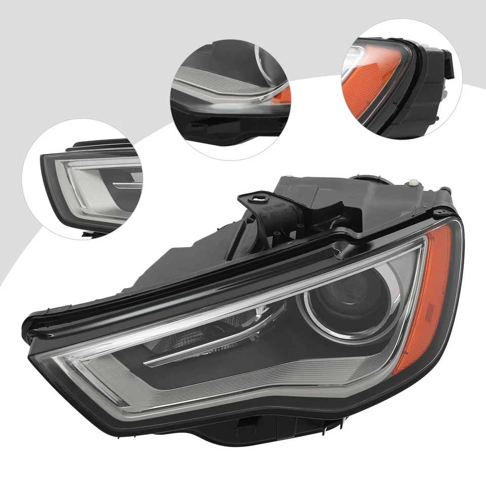 For 2015-2016 Audi A3 S3 HID/Xenon Non-AFS Headlight Headlamp Left Driver Side Foto 4 de 4