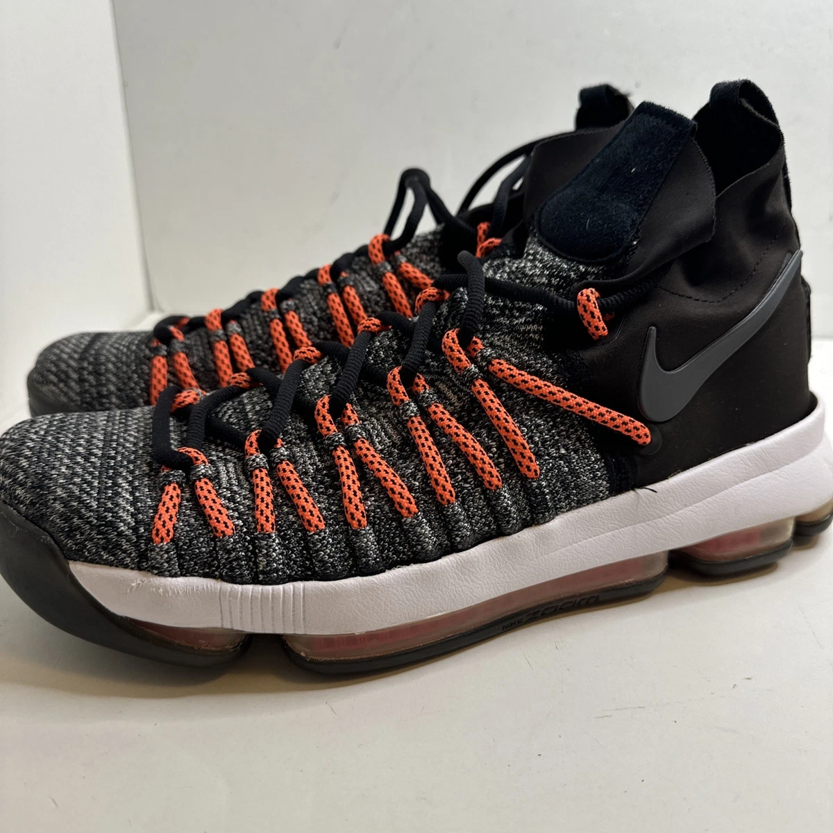 ☺NIKE ZOOM KD 9 ELITE EP (H.ORANGE) 28 Las mejores ofertas en Nike KD 9 Elite Dark Grey Hyper Orange | eBay