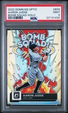 2022 Donruss Optic Bomb Squad Holo Aaron Judge Yankees #BS6 PSA 9