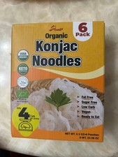 Organic Konjac Noodles Spaghetti 5.5oz x 6 Pack Oat Ready to Eat Noodles Vegan