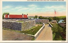Sally Port and West Demilune, Fort Ticonderoga, New York