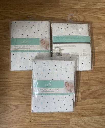 3 New aden + anais Essentials Changing Pad Cover, 100% Cotton Muslin, Polka dots - Picture 1 of 5