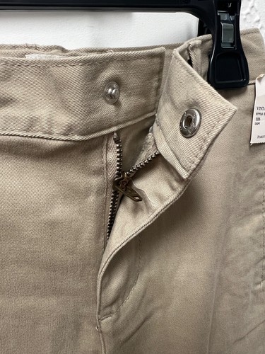 Boys Cat & Jack Vintage Khaki Tan Beige School Uniform Pants Size 5 - Picture 5 of 13