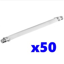 50 Lot Bulk Flat RG-6 F Connector Window Jumper Coax Coaxial Cable SKY31100