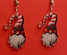 Christmas Earring, Gift Idea, Awesome Earring, Gnome Earring, Santa Earring, Elf