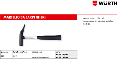 Acquista Martello Da Carpentiere, Tipo Tedesco, DIN 7239 Online - Foto 6