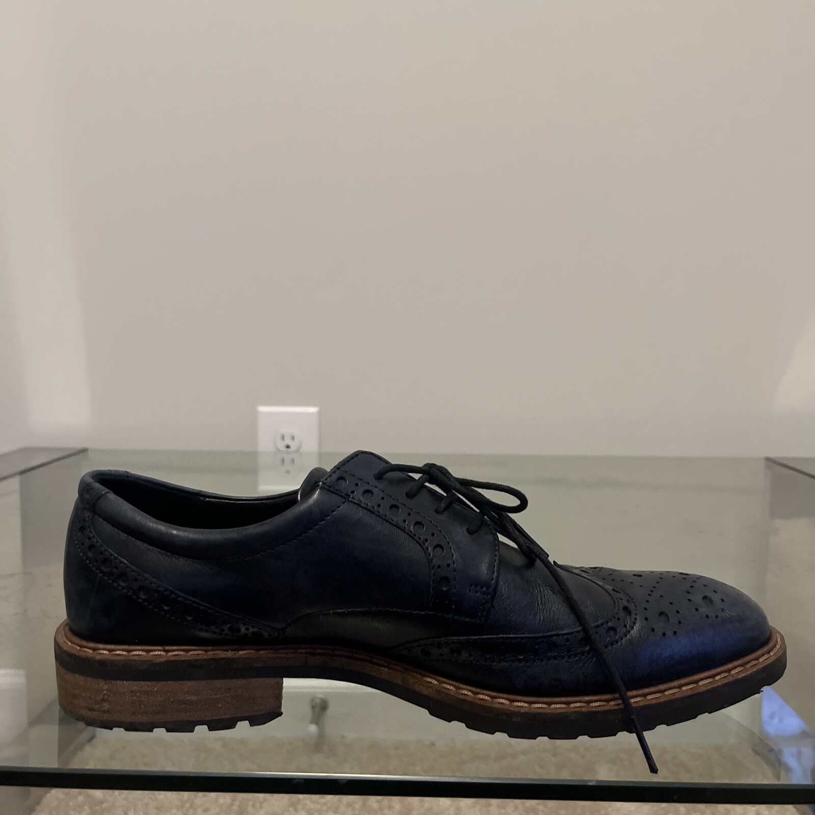 Ecco Mens Vitrus 1 Oxford Black Dress 