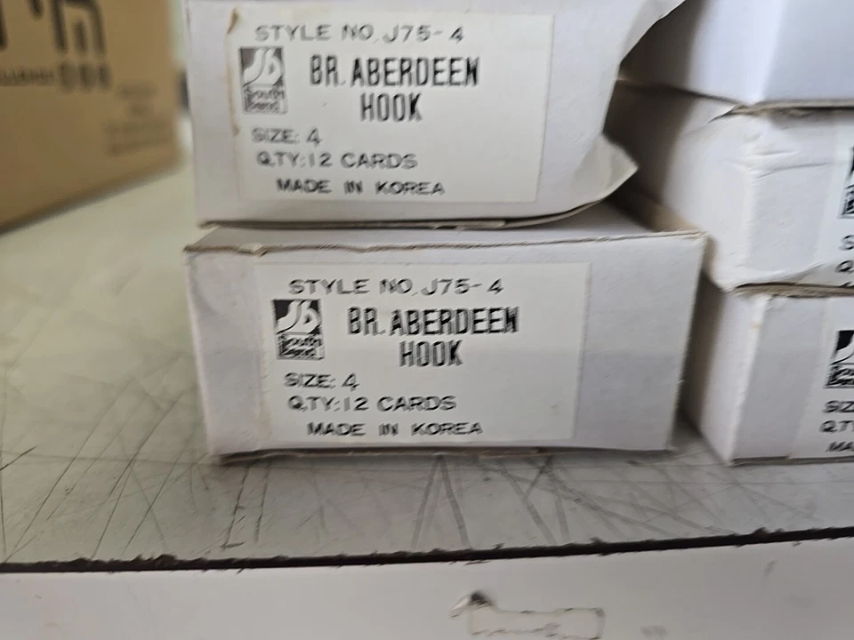 Ganchos South Bend 6 12 pacotes tamanho 12 pacote br Aberdeen ouro Aberdeen carlisle  - Imagem 4 de 4