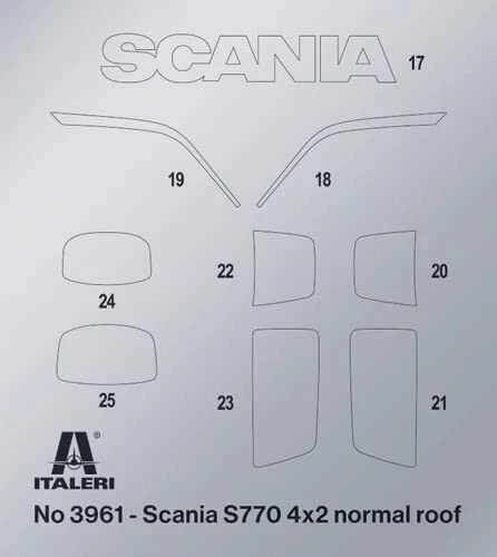 Italeri 3961 1:24 Scania 770 4x2 Normal Roof - Immagine 3 di 4