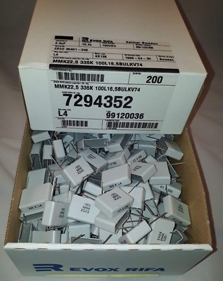 NEW EVOX MMK 3.3uF 100V MATCHED TO +-1% HI-END AUDIO TUBE AMP CAPS ! 10PCS!