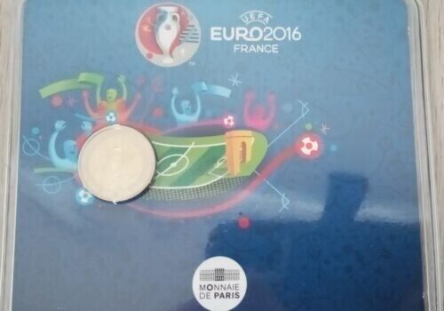 🇫🇷 Pièce 2 € bu France 2016 Football UEFA Coincard ET 2 PIECES NEUVES DE 2016 - Photo 1/1