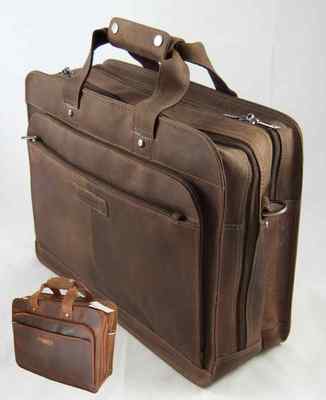 Harold's Laptoptasche 15 Zoll echt Rind-Leder Notebook-Tasche