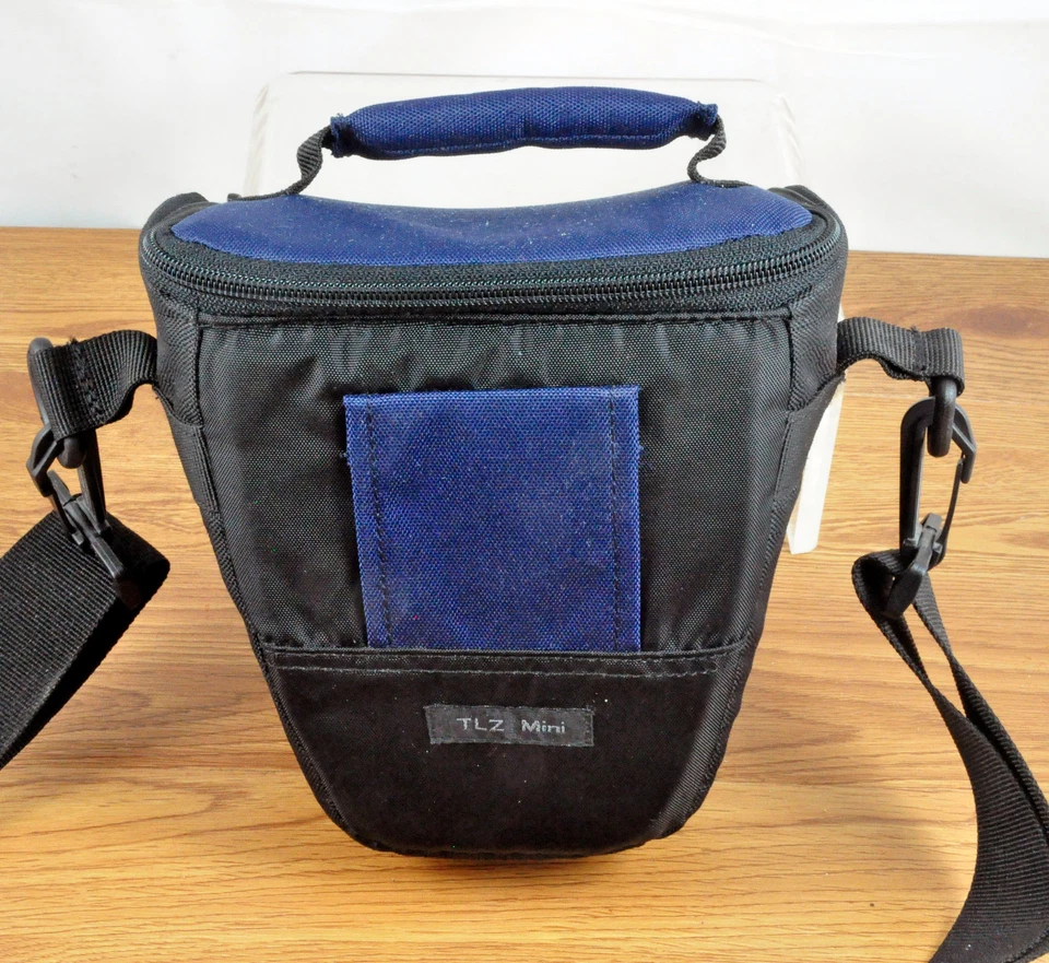 Blue Lowepro TLZ Mini Padded Topload Camera Bag / Pouch with Shoulder Strap - Image 4 of 4