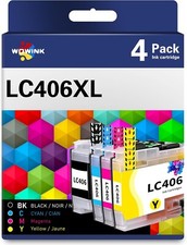 LC406 LC406XL Ink Cartridges for Brother Printer LC 406XL 406 XL for MFC-J4335DW