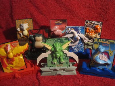 Pokemon Relief Figur 3-D Karte z. Auswahl, Burger King, 2000, Card, Vintage, K2