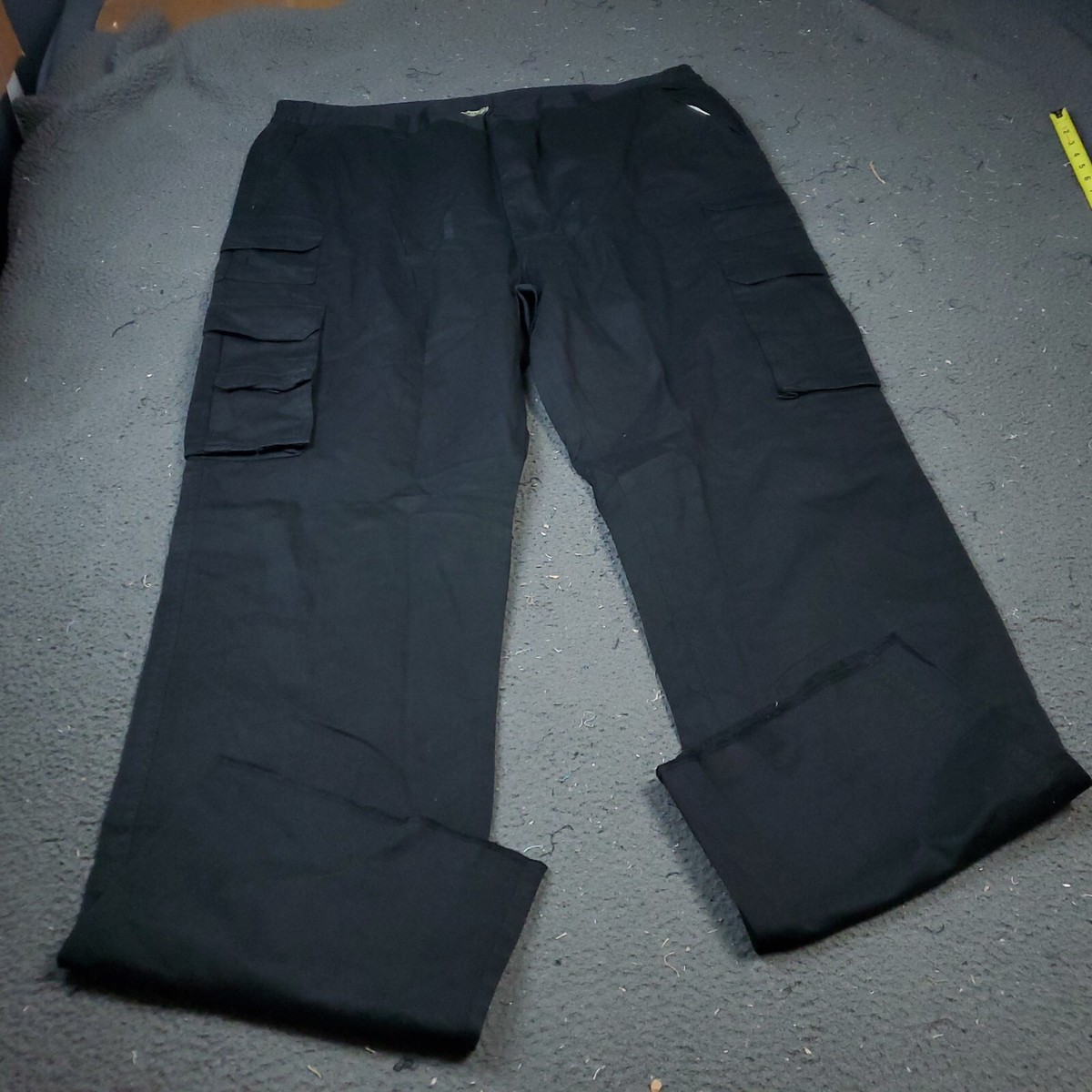 Boulder Creek Trading Pants Mens Big Tall 46 38L Cargo Black