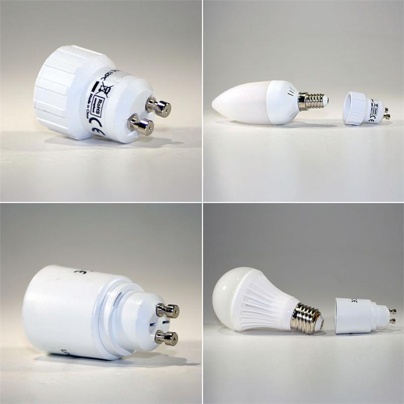 Lampensockel Adapter GU10 E27 G9 E14 Leuchtmitteladapter Adaptersockel