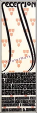 Secession 1903 Ausstellung Austria Jugendstil Art Nouveau Vintage Poster Print 