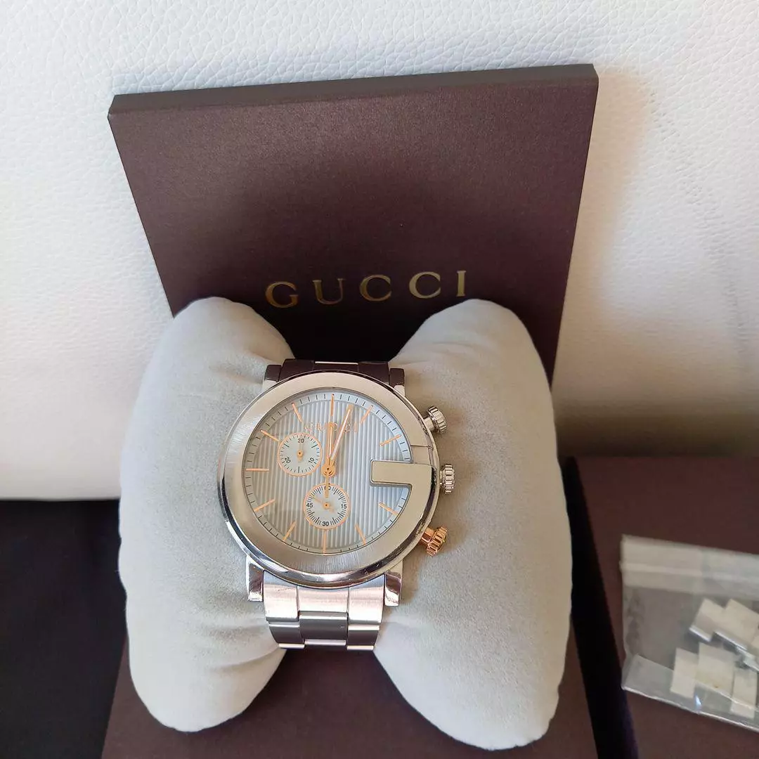 GUCCI Watch G Chrono Chronograph Men's YA101360 Stainless