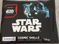 1 Pochette De 2 Jetons STAR WARS COSMIC SHELLS. Leclerc.  2015/2016.