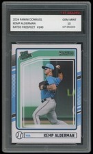 Kemp Alderman 2024 Panini Donruss 1st Graded 10 Rated Prospect Rookie Card #140