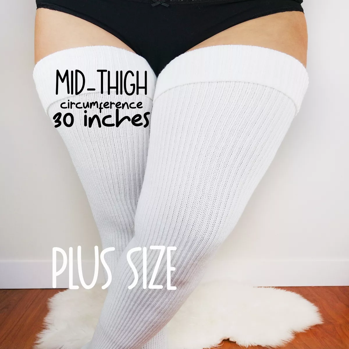 Plus size thigh online highs