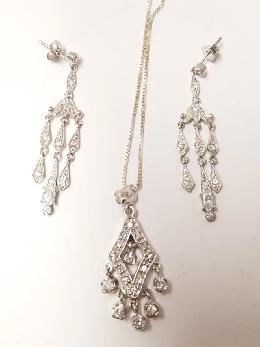 Details more than 157 chandelier earrings and necklace set latest