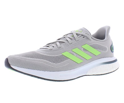 Adidas Supernova M Mens Shoes Size 8, Color: Metal Grey/Signal Green/Silver