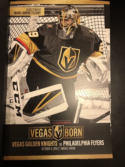VEGAS GOLDEN KNIGHTS POSTER FLEURY PHI FLYERS 2018 EBay