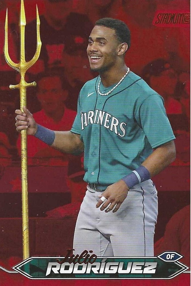 2024 Topps Stadium Club - Red Foil #227 Julio Rodriguez