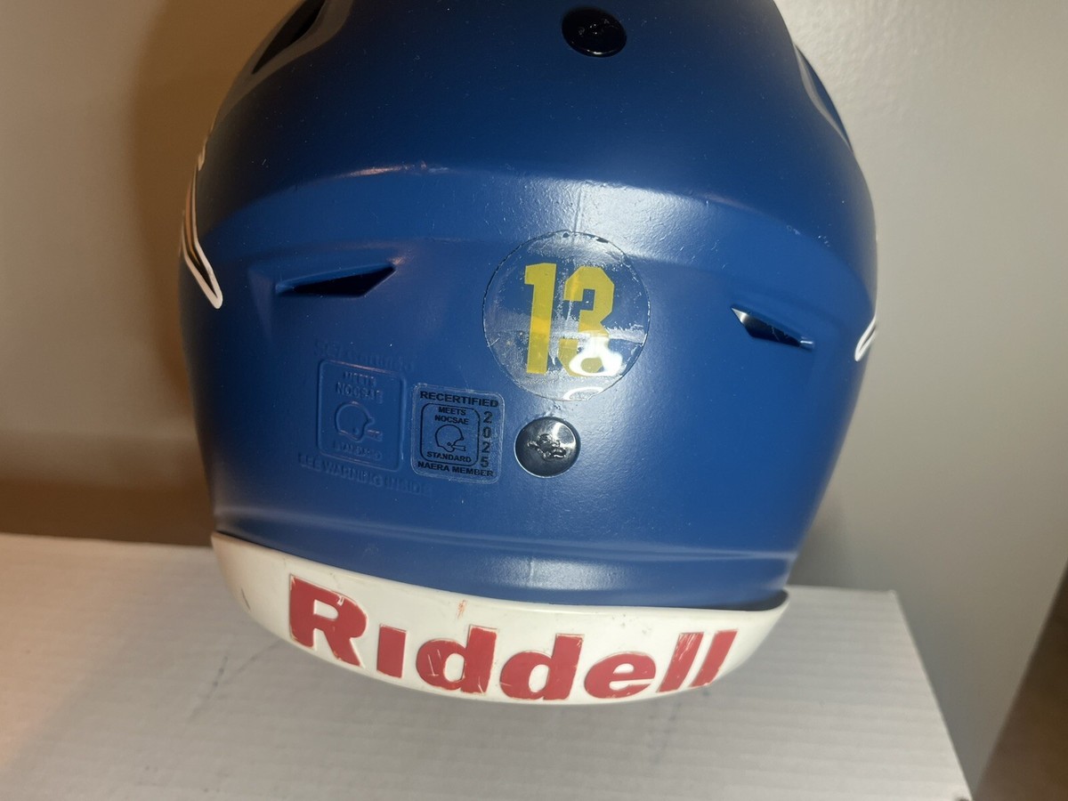 certify football helmets 2026 (clear) NOCSAE Football - Replacement Recertified Replica Helmet  Sticker