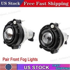 Pair Bumper Projector Fog Light Lamp For Buick Cadillac GMC Acadia Impala Camaro