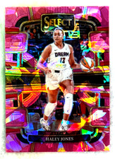 Haley Jones 2024 Panini Select WNBA Pink Cracked Ice Prizm Card-#55 Dream