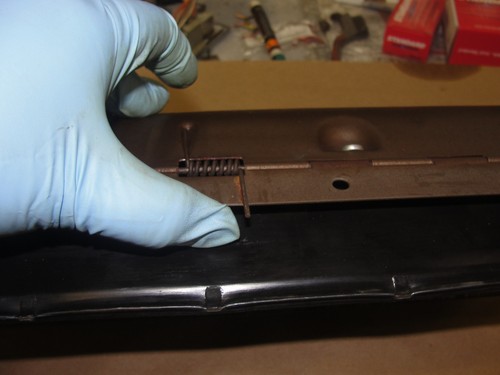 Factory Original 74 Plymouth Gran Fury DASH GLOVE BOX DOOR LID COMPARTMENT LINER - Picture 6 of 17