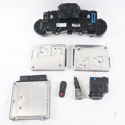 2011-2018 PORSCHE CAYENNE 3.6L IGNITION SET KEY LOCK MODULE GAUGE