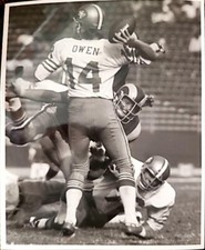 TOM OWEN NFL FOOTBALL TYPE 1 PHOTO FRED DRYER SAN FRANCISCO 49ERS  NORENBERG AFL