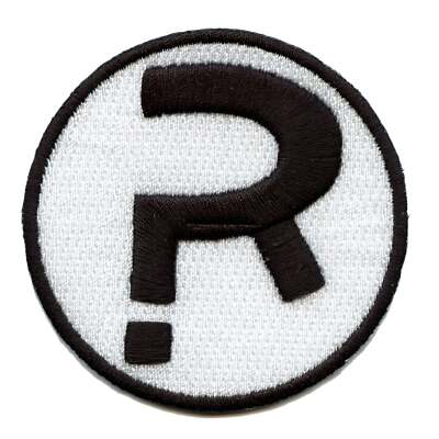 Offiziell Regenschirm Akademie Die Gerücht R Logo Bestickt Aufbügeln Patch