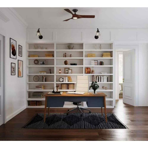 Progress Lighting Ryne 52" LED Ceiling Fan, Koa Woodgrain, Indoor/Outdoor - Picture 8 of 16