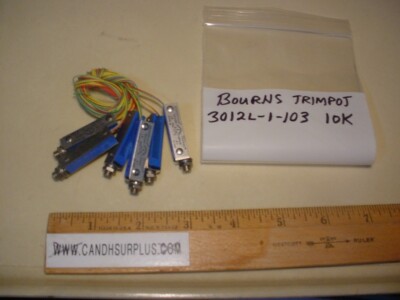 Bourns 3012L-1-103 Trimpot 10k. Lot of 2 pcs