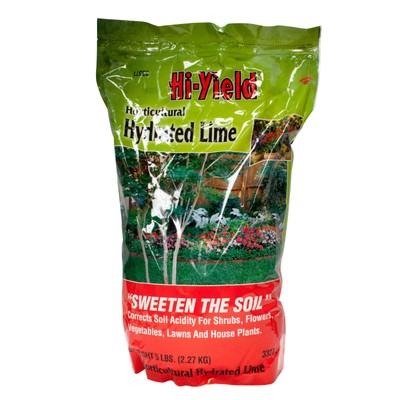 Horticultural Hydrated Lime ( 5 Lbs ) Corrects Soil Acidity Shrubs