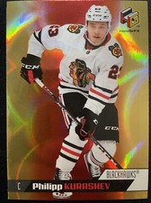 20-21 UD Extended Series Hockey Gold Rookie HoloGrFX HG-11 Philipp Kurashev