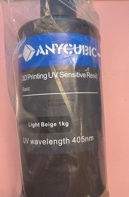 Anycubic Light Beige 1kg 405nm UV Resin High Precision for LCD 3D Printer