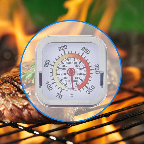 BBQ Thermometer Grill Rauchergrube einfach aufzuhängen klares Design - 23/405/3 - Bild 4 von 6