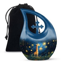 Giraffe Urn For Brother  Sister Large Memorial Urns Urn For Adult Male