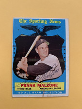 Frank Malzone SIGNED 1959 Topps #558, Boston Red Sox, AUTOGRAPHED