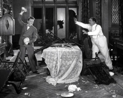 Laurel and Hardy Stan & Ollie destroy dining room 11x17 inch poster | eBay